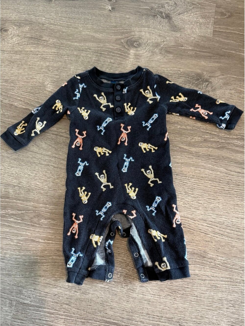 Old Navy Halloween, 3-6 months, skeleton